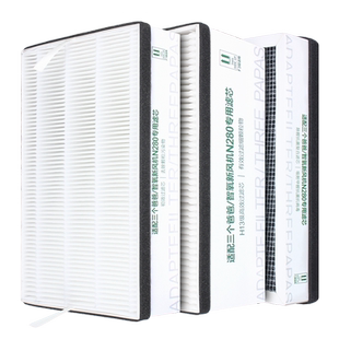 适配三个爸爸智氧新风滤芯N280/260空气净化器过滤网高达卫士M160