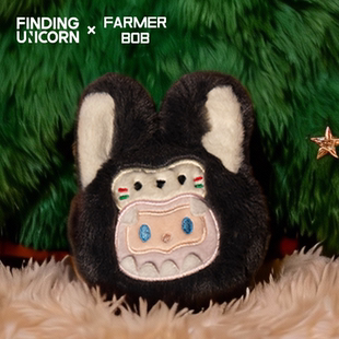 寻找独角兽 FARMER BOB绒绒头零钱包盲盒 潮玩挂件摆件送礼搭配