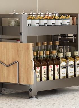 枪灰色厨房调料置物架家用台面多功能盐调味罐刀架筷子筒收纳盒子