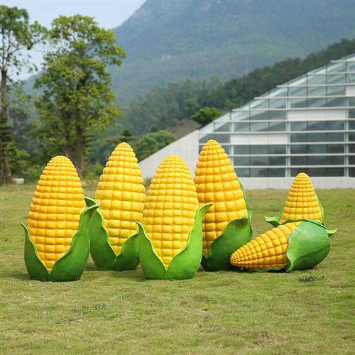 户外玻璃钢仿真菠萝梨葡萄雕塑水果蔬菜模型果园园林美陈装饰摆件