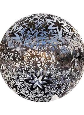 不锈钢镂空球雕塑创意金属圆球户外售楼处大型发光球水池景观摆件