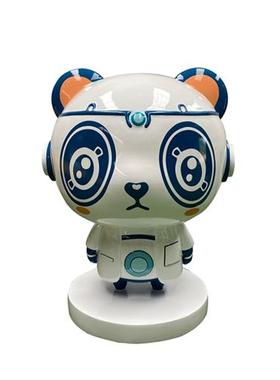 玻璃钢雕塑定制户外商场大型卡通吉祥物装饰树脂公仔人物泡沫摆件