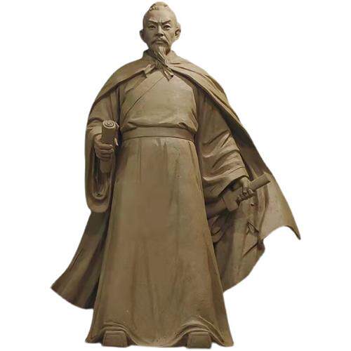 玻璃钢人物雕塑校园展馆历史名人半身全身纪念像真人铸铜雕像定制 - 实物图