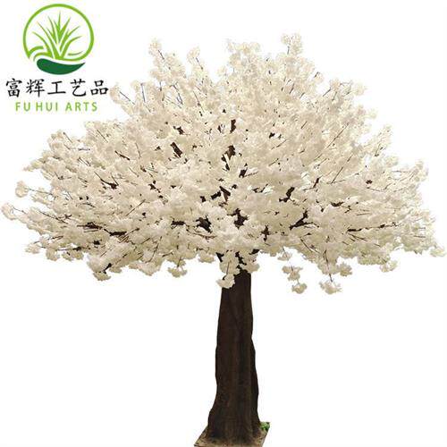仿真樱花树网红桃树定制玻璃钢樱花树婚庆商超可拆装假树厂家直销