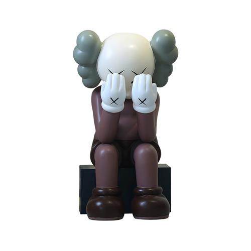 网红kaws暴力熊摆件卡通玻璃钢雕塑芝麻街公仔大型摆件商场美陈