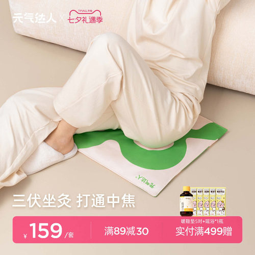 元气达人电热艾灸坐垫红花玫瑰