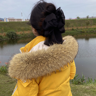 羽绒服帽子上的毛领单买通用百搭棉袄棉服毛毛领子女单卖百搭单配