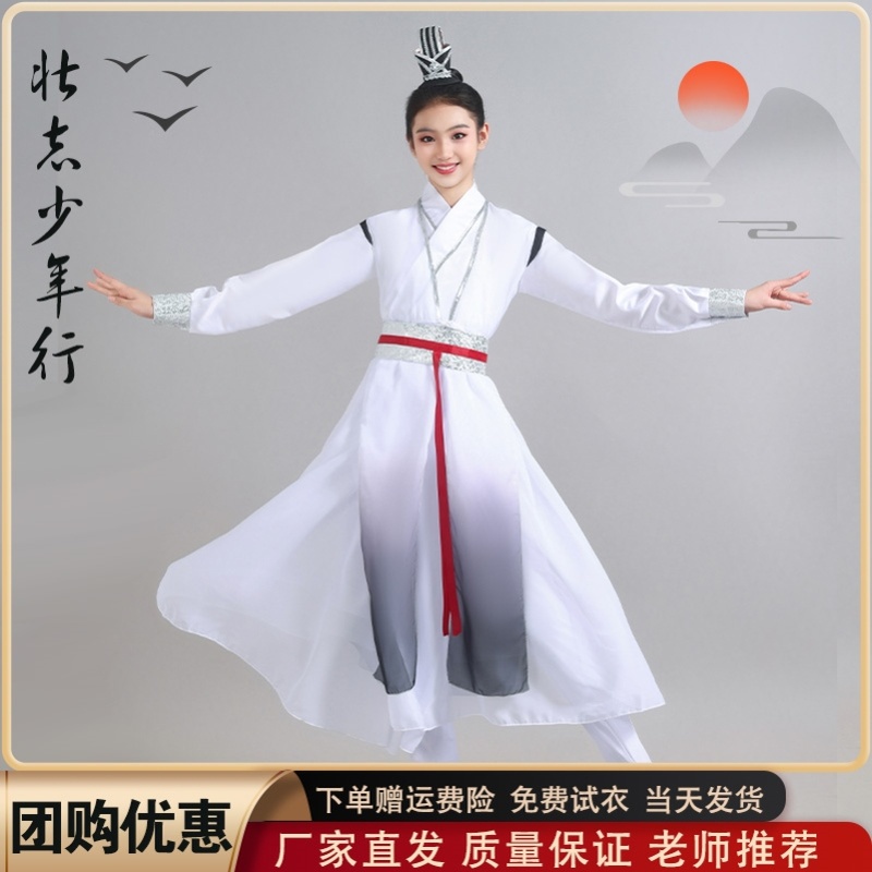 壮志少年行舞蹈演出服装少年志象王行古风武术国学中国风汉服古典