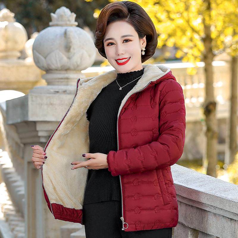 女士奶奶冬装棉衣棉马夹405060胖妈妈加厚冬天大花衣服丝绵内外穿