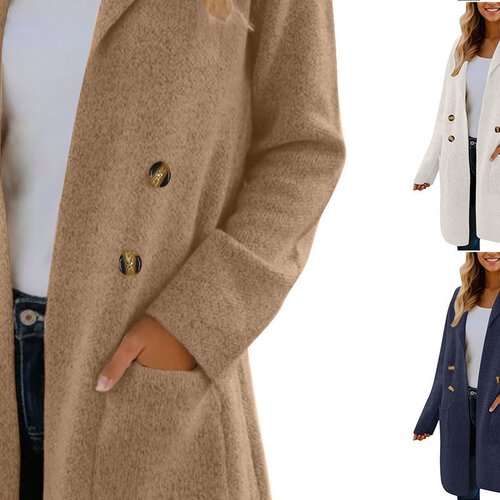 2024 Autumn winter keep warm women Fashion long coat jacket