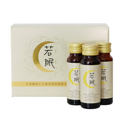 【团长rmr专属】若眠红枣酸枣仁人参灰树花果蔬汁50ml*8瓶盒装