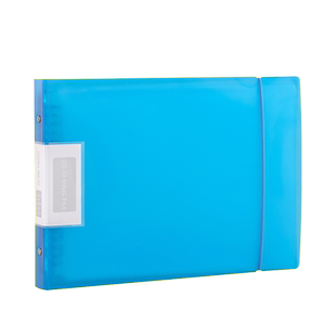 a4横式资料册高清透明内页50页插页袋学生奖状收纳册横款内页袋画纸样品收纳整理夹100页横式文件夹档案册