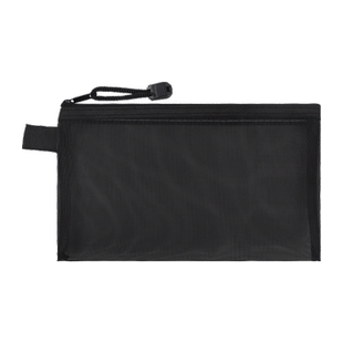 A6现金存放袋透明网纱万元现金存放拉链袋百元钞票钱币本大钞收纳袋纸币存钱存单归纳袋零钱分类神器零钱袋子