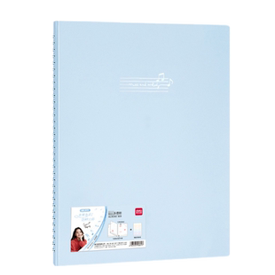 得力a4乐谱夹可修改歌谱透明插页架子鼓钢琴谱子多层a3展开式补反光大容量收纳本合唱吉他谱曲琴谱夹