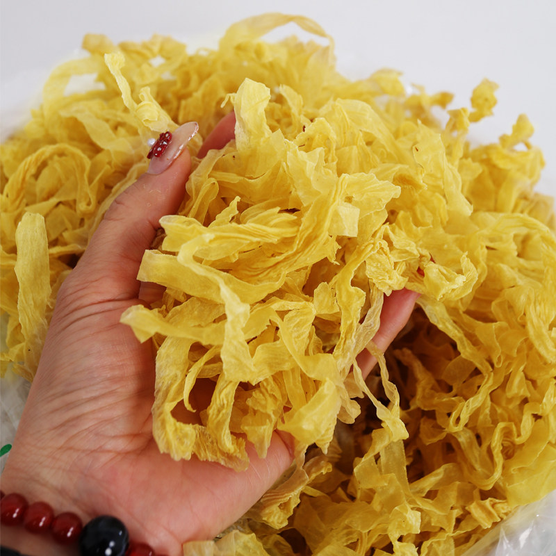 五斤无盐粒豆皮农家自制干豆皮油豆皮丝豆制品干货豆花