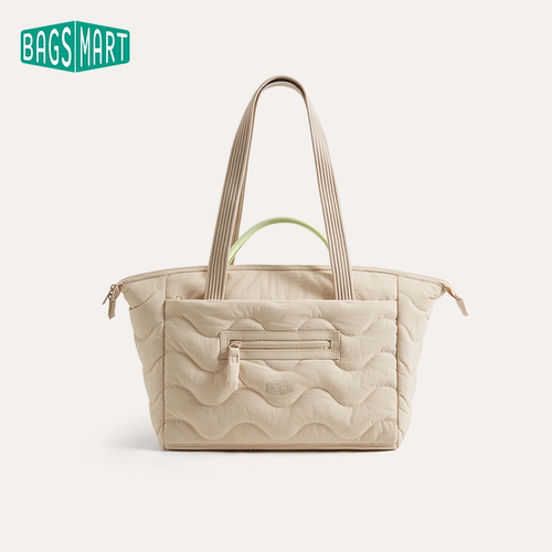 bagsmart托特包单肩包通勤软包女