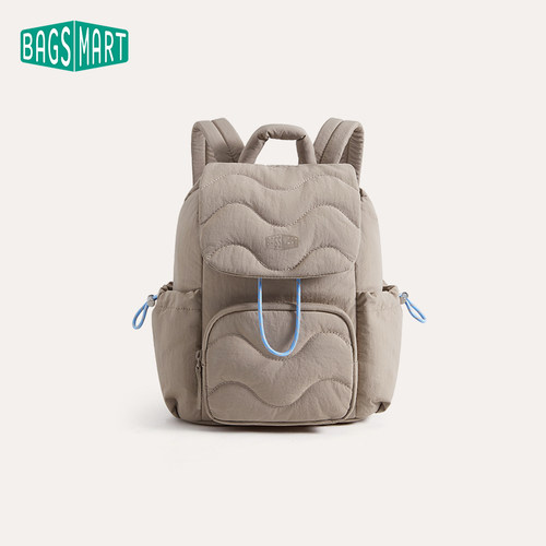 bagsamrt轻便通勤双肩包舒适背负