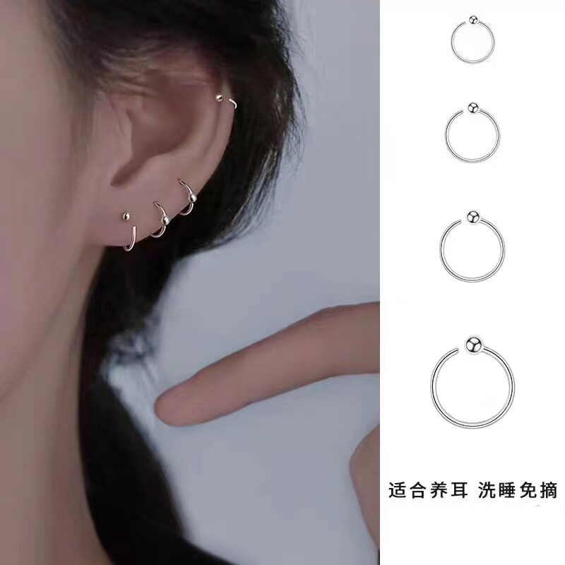 养耳洞耳钉女简约冷淡风