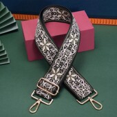 民族风印花5cm宽肩包带可调节替换背带刺绣包带配件斜跨背宽肩带