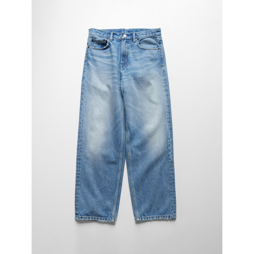 WHIMIN90s复古水洗宽松牛仔裤