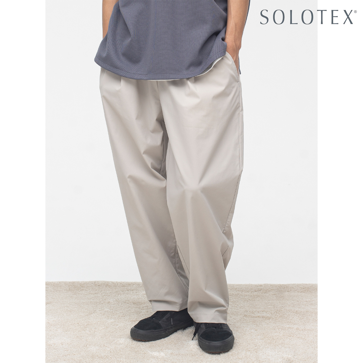 WHIMINSOLOTEX轻薄抗皱防水长裤