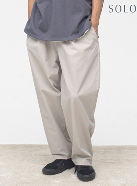 WHIMIN SOLOTEX轻薄抗皱防水宽松休闲裤日本面料