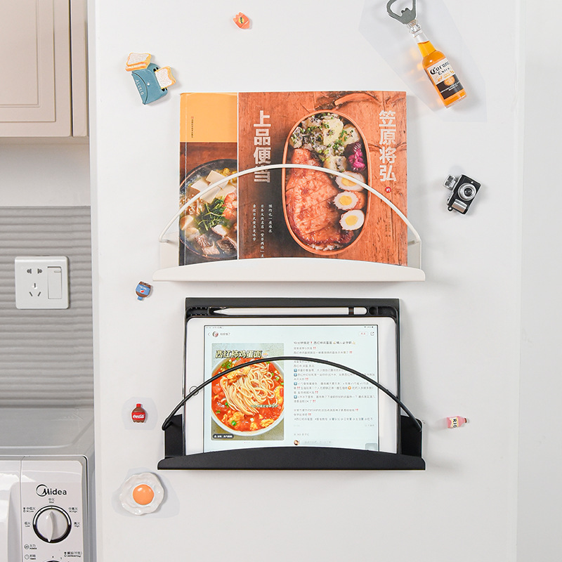 创意墙上简约报刊架ins风铁杂志架子资料展示日式冰箱磁吸置物架