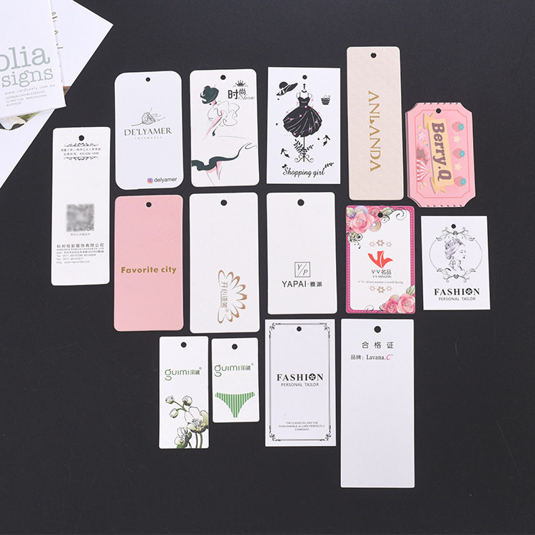 服装吊牌定做 免费商标设计 男女童衣服标签定制纸类吊牌制作logo