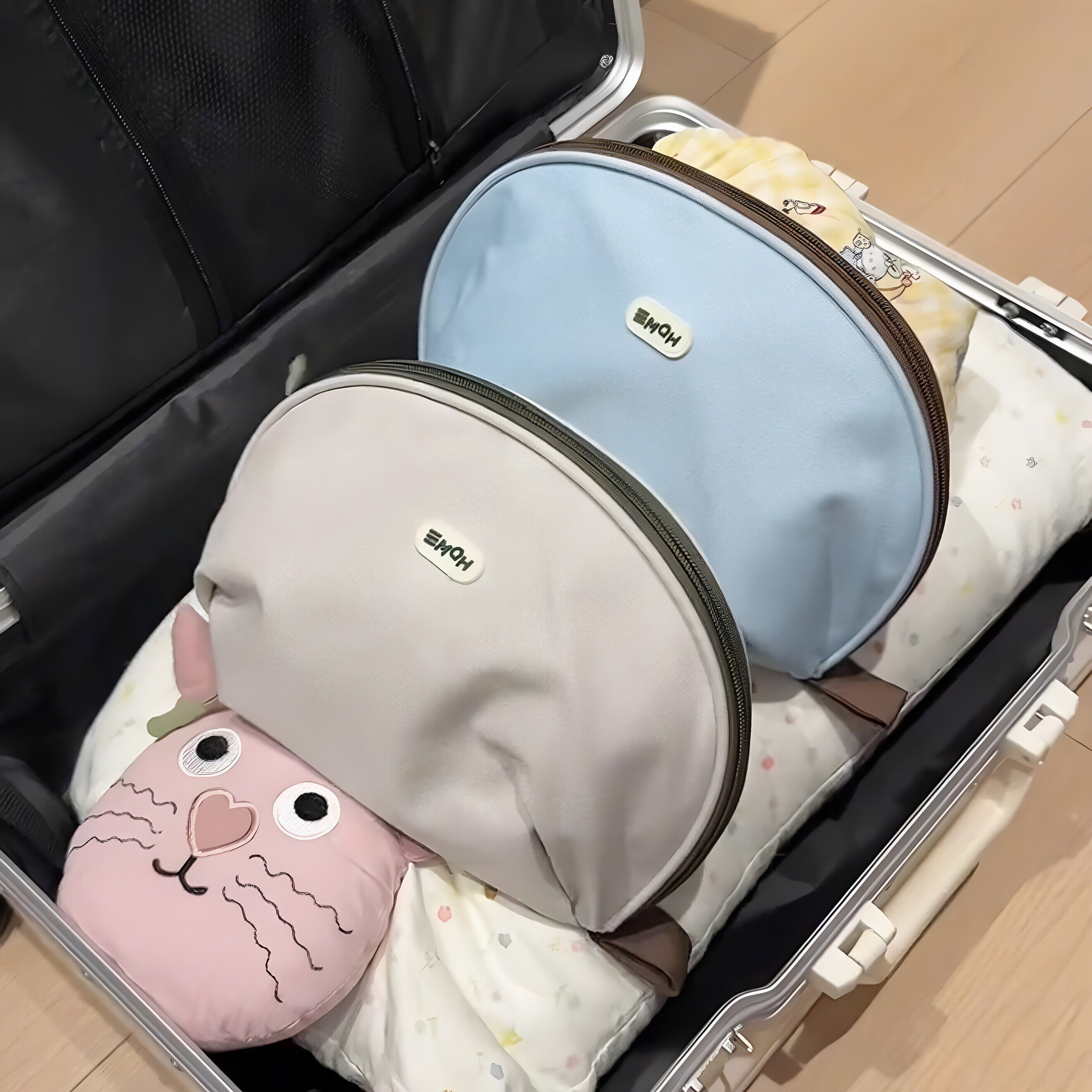 旅行内衣收纳包便携袜子内裤收纳袋创意分层贴身衣物收纳分装袋子