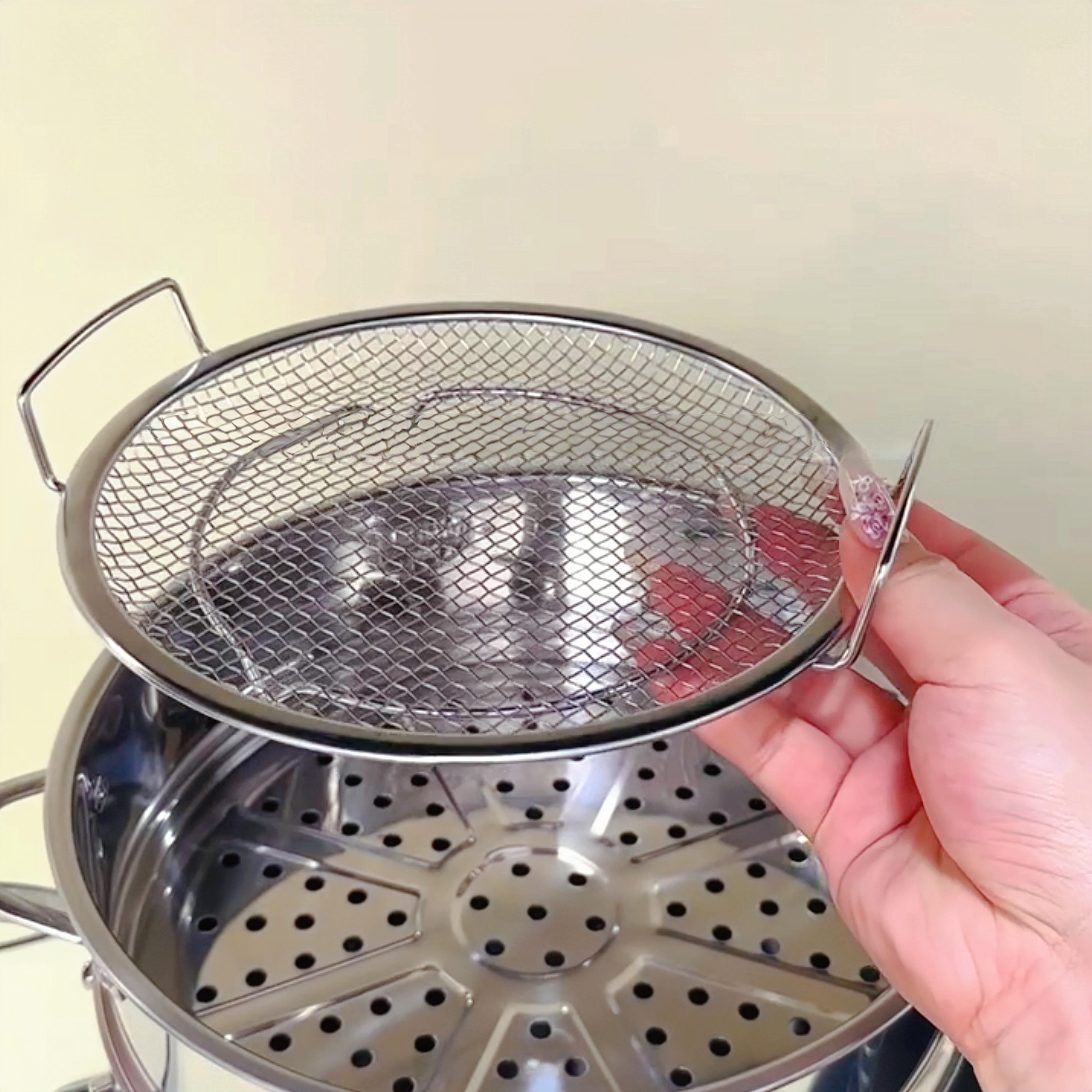 家用不锈钢蒸盘蒸笼隔水蒸架神器