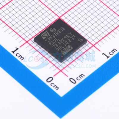 STM32WB55RGV6 QFN-68-EP(8x8) 无线收发芯片 ST(意法半导体)全新