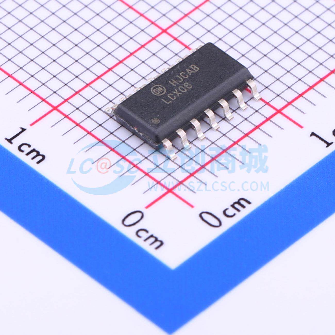 74LCX06MX SOIC-14 反相器 ON(安森美)全新原装 电子元器件配单