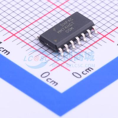 MM74HCT00MX SOIC-14 逻辑门 ON(安森美)全新原装 电子元器件配单
