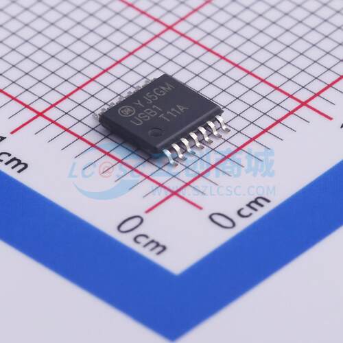 USB1T11AMTCX TSSOP-14 USB转换芯片 ON(安森美)全新原装 电子元