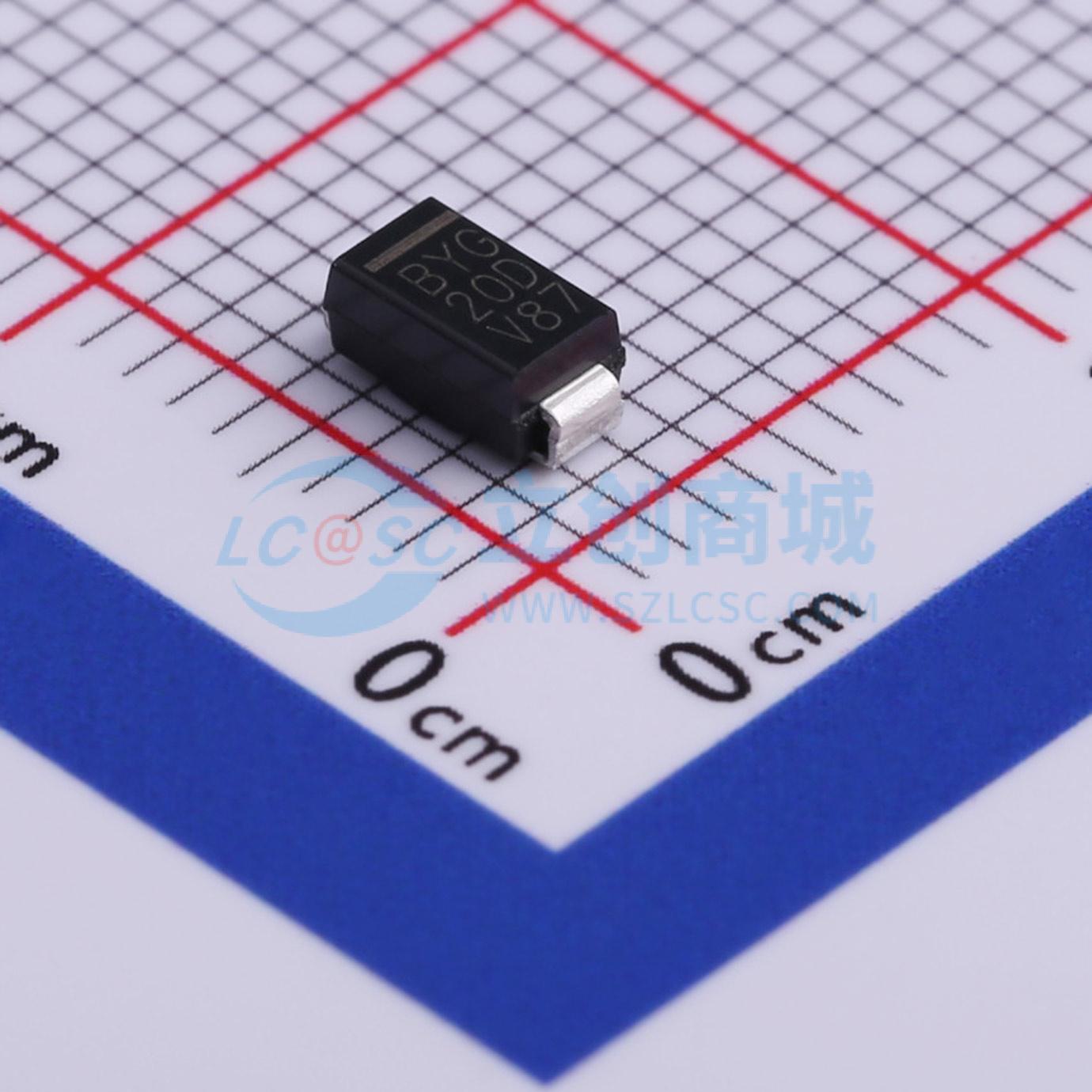 BYG20D-E3/TR SMA(DO-214AC) 雪崩二极管 VISHAY(威世)全新原装