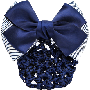 职业女头花盘发头饰加大加密网兜发夹发饰银行护士酒店带妞吖饰品