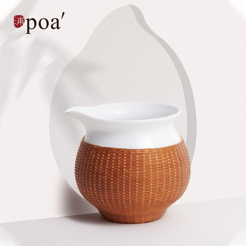 「浦poa」竹丝扣瓷手工大肚公道