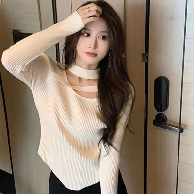 设计感小众然说半高领打底衫