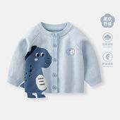 男童毛衣开衫 男宝上衣春装 儿童外搭 外套宝宝针织衫 婴儿衣服春秋款
