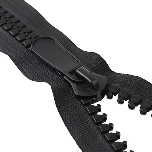 20号特大双头双开大号衣服羽绒服工程帐篷蓬房拉锁头长款树脂拉链