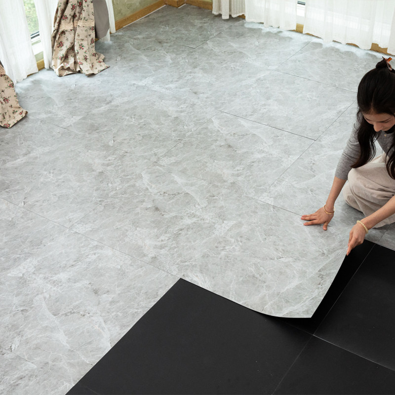 pvc塑胶地板贴自粘加厚耐磨防水泥地直接铺家用石塑地板革仿瓷砖,家装主材,PVC地板,淘宝优惠券,粉丝福利购,淘宝优惠卷