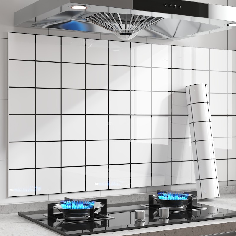 厨房防油贴纸灶台防火耐高温墙面遮丑装饰防水防油自粘墙壁墙贴纸,家居饰品,软装墙贴,淘宝优惠券,粉丝福利购,淘宝优惠卷