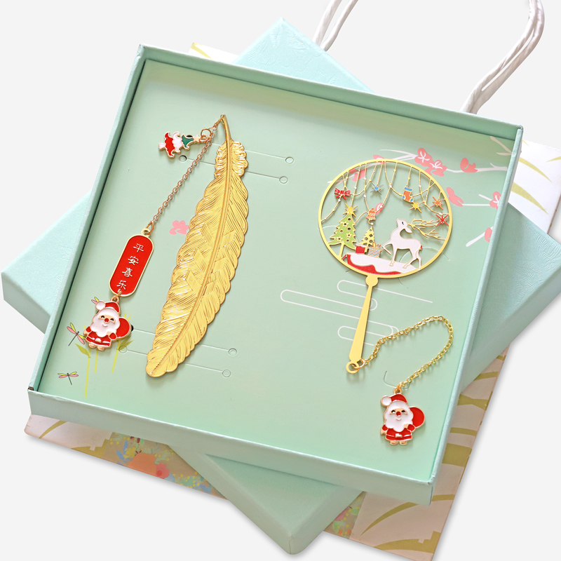 圣诞节金属书签圣诞节礼品