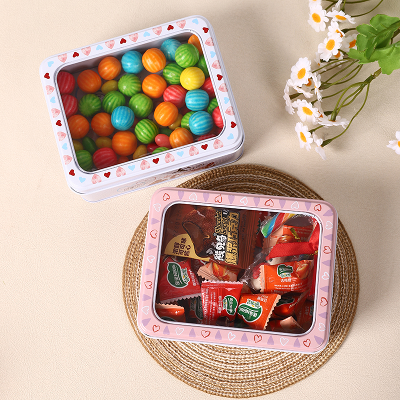 创意铁艺开窗糖果收纳盒喜糖盒