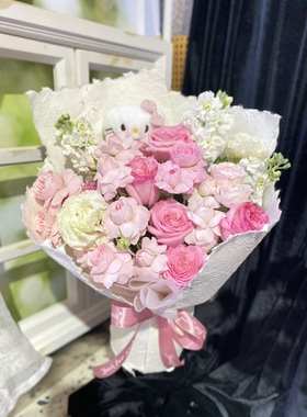 【甜蜜之恋】仙子之吻花束情人节花礼南充花店