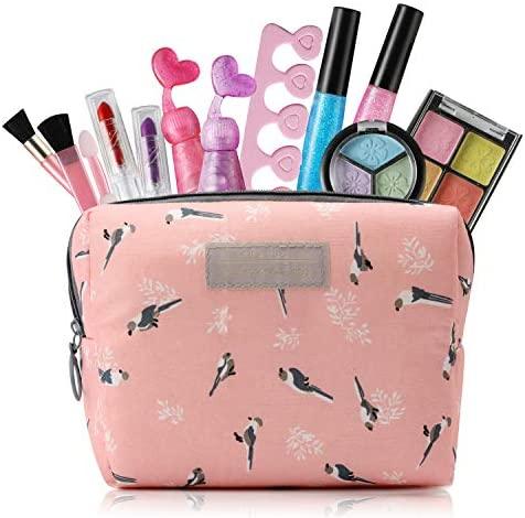hous ideas kids makeup kit for girls with cosmetic bag  girl