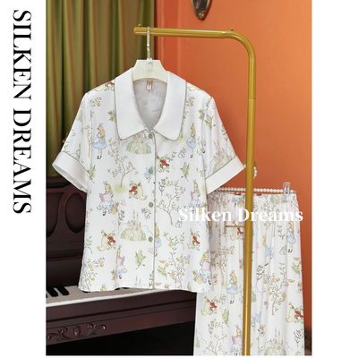 【爱丽丝｜梦游仙境】夏季时尚潮流可外穿薄款睡衣家居服套装5