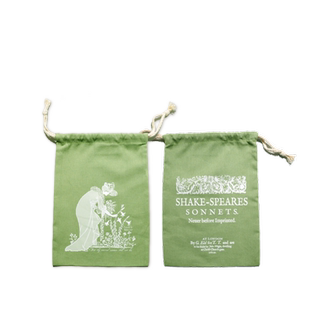 水洗棉布护书袋·新永夏｜莎士比亚 十四行诗｜定染水洗棉布抽绳束口袋｜礼物旅行小物品收纳周边手帐｜上海译文出版社七海制造局