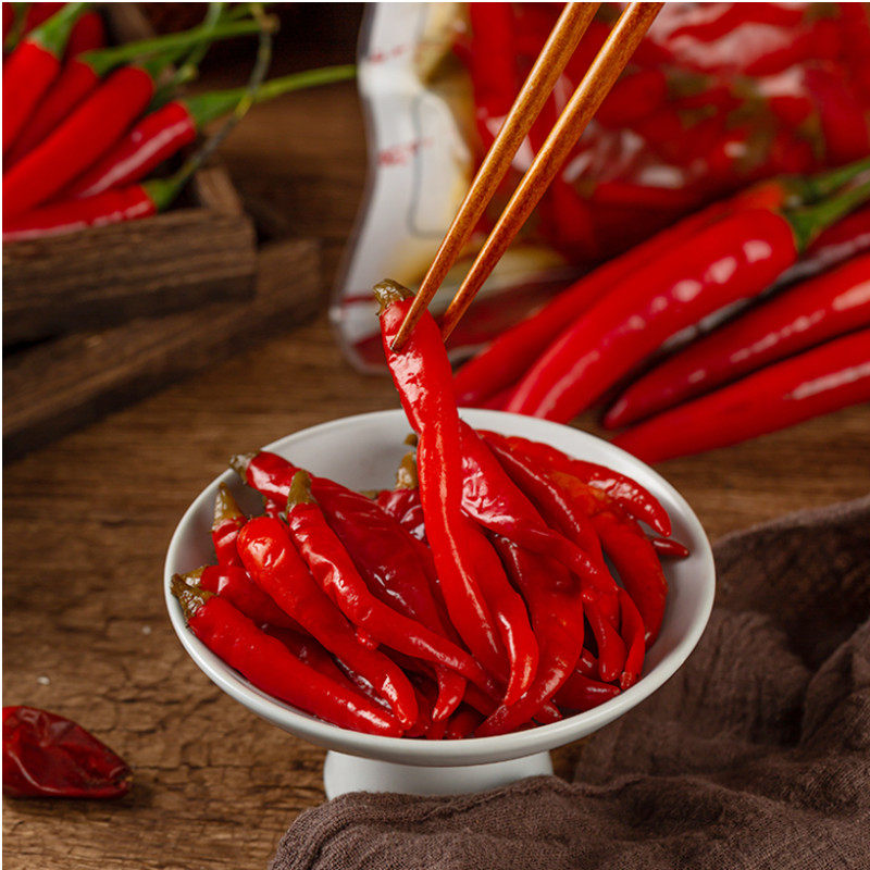 王婆家小米辣泡椒二荆条四川自制老坛酸母水泡辣椒大蒜调味料家用,水产肉类/新鲜蔬果/熟食,腌制/榨菜/泡菜,淘宝优惠券,粉丝福利购,淘宝优惠卷