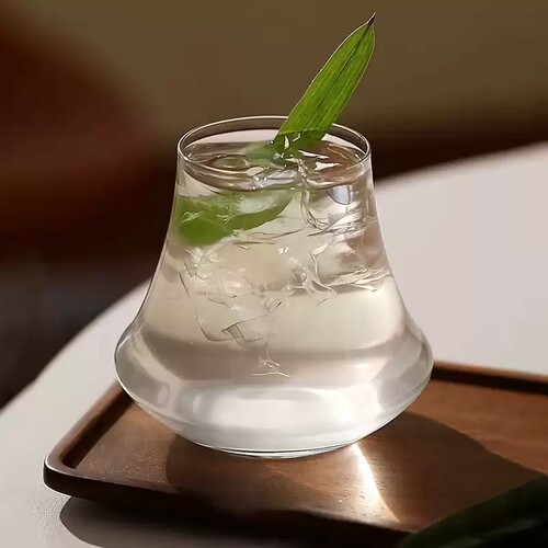 日式无铅水晶高颜值鸡尾酒杯